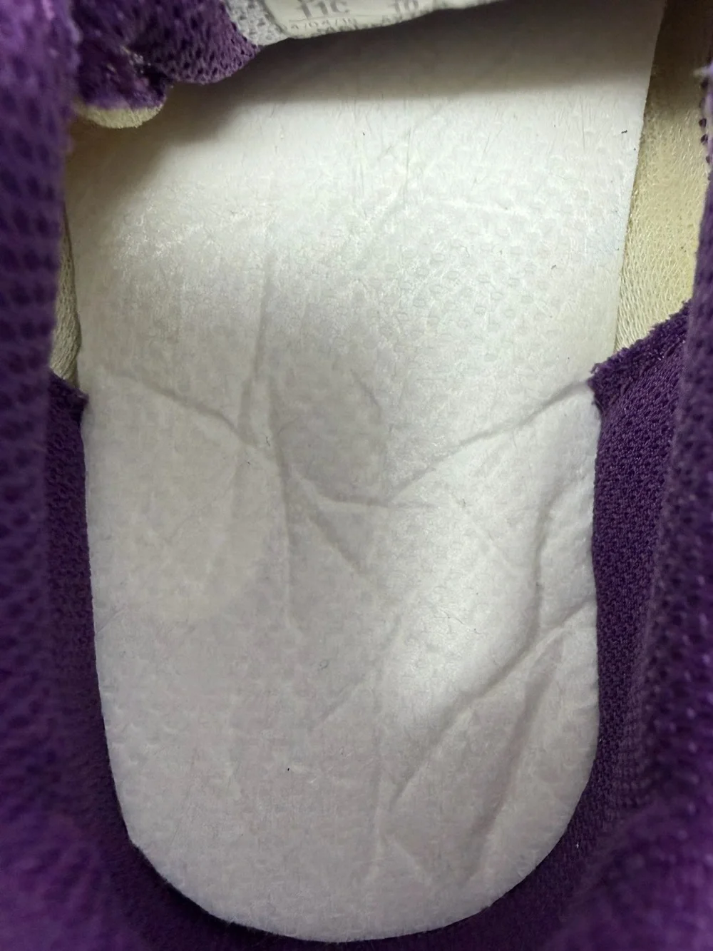 Nike Kids Purple Athletic Sneakers with Pink Accents and Lime Laces Sz. 11c